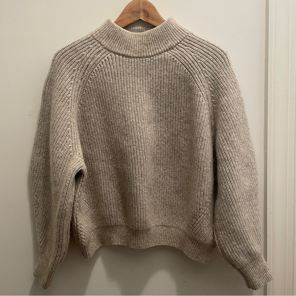 H&M Woolf Blend Soft Mock Neck Sweater